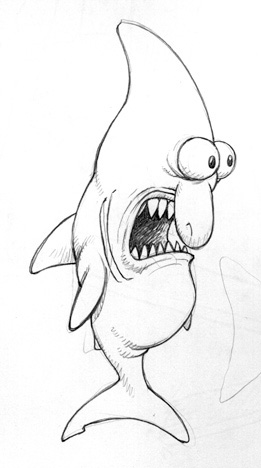 Cartoon sharks picture 2